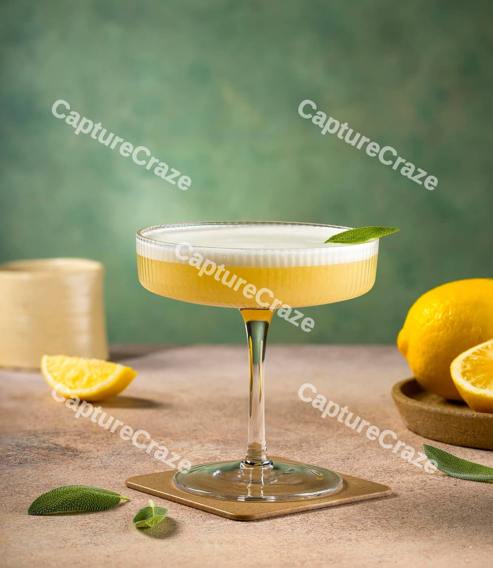 Lemon Panna Cotta cocktail